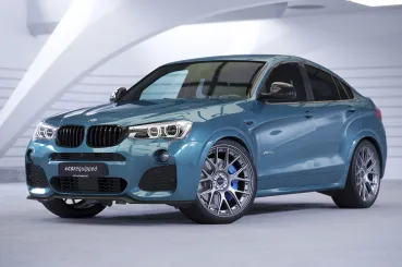 CSR Frontspoiler | Cup-Spoilerlippe mit ABE für BMW X4 (F26) M-Paket CSL558-L Lackierung erforderlich (unlackiert)