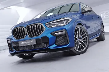 CSR Frontspoiler | Cup-Spoilerlippe mit ABE für BMW X6 G06 CSL982-C Carbon Look Hochglanz (keine Lackierung erforderlich)
