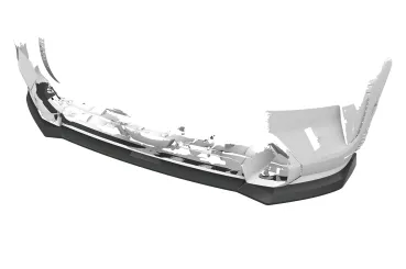 CSR Frontspoiler | Cup-Spoilerlippe mit ABE für BMW X7 G07 CSL979-S Strukturiert schwarz matt (keine Lackierung erforderlich)