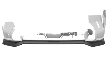 CSR Frontspoiler | Cup-Spoilerlippe mit ABE für BMW X7 G07 CSL979-C Carbon Look Hochglanz (keine Lackierung erforderlich)