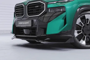 CSR Frontspoiler | Cup-Spoilerlippe mit ABE für BMW XM G09 CSL952-L Lackierung erforderlich (unlackiert)