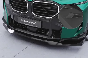 CSR Frontspoiler | Cup-Spoilerlippe mit ABE für BMW XM G09 CSL952-L Lackierung erforderlich (unlackiert)
