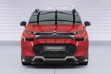 CSR Frontspoiler | Cup-Spoilerlippe mit ABE für Citroen C3 Aircross 2 CSL859-G Glossy schwarz Hochglanz (keine Lackierung erforderlich)