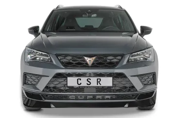 CSR Frontspoiler | Cup-Spoilerlippe mit ABE für Cupra Ateca CSL430-S schwarz matt strukturiert (keine Lackierung erforderlich)