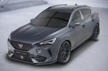 CSR Frontspoiler | Cup-Spoilerlippe mit ABE für Cupra Formentor CSL541-L schwarz matt (Lackierung erforderlich)