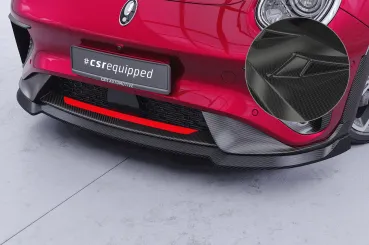 CSR Frontspoiler | Cup-Spoilerlippe mit ABE für GWM ORA Funky Cat / Haomao GT CSL848-C Carbon Look Hochglanz (keine Lackierung erforderlich)