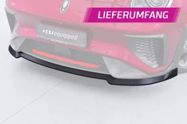 CSR Frontspoiler | Cup-Spoilerlippe mit ABE für GWM ORA Funky Cat / Haomao GT CSL848-G Glossy schwarz Hochglanz (keine Lackierung erforderlich)