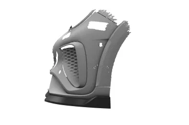 CSR Frontspoiler | Cup-Spoilerlippe mit ABE für GWM ORA Funky Cat / Haomao GT CSL848-S Strukturiert schwarz matt (keine Lackierung erforderlich)