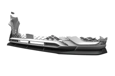 CSR Frontspoiler | Cup-Spoilerlippe mit ABE für Genesis GV70 (JK1) Sport CSL027-S Strukturiert schwarz matt (keine Lackierung erforderlich)