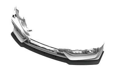 CSR Frontspoiler | Cup-Spoilerlippe mit ABE für Honda Civic FK7 (10. Gen) Sport CSL020-K Kupfer matt (keine Lackierung erforderlich)