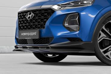 CSR Frontspoiler | Cup-Spoilerlippe mit ABE für Hyundai Santa Fe (Typ TM) CSL987-S Strukturiert schwarz matt (keine Lackierung erforderlich)