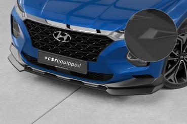 CSR Frontspoiler | Cup-Spoilerlippe mit ABE für Hyundai Santa Fe (Typ TM) CSL987-S Strukturiert schwarz matt (keine Lackierung erforderlich)