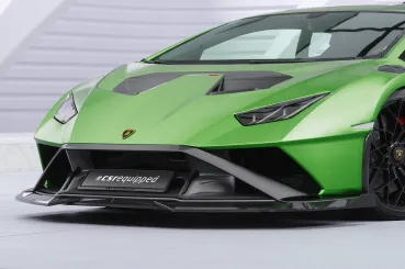CSR Frontspoiler | Cup-Spoilerlippe mit ABE für Lamborghini Huracan CSL915-M Carbon Look matt strukturiert (keine Lackierung erforderlich)