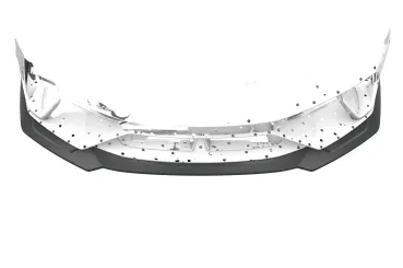 CSR Frontspoiler | Cup-Spoilerlippe mit ABE für Lamborghini Huracán Performante CSL963-S Strukturiert schwarz matt (keine Lackierung erforderlich)