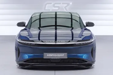 CSR Frontspoiler | Cup-Spoilerlippe mit ABE für Lucid Air CSL983-S schwarz matt strukturiert (keine Lackierung erforderlich)