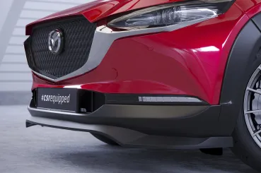 CSR Frontspoiler | Cup-Spoilerlippe mit ABE für Mazda CX-30 CSL742-M Carbon Look matt strukturiert (keine Lackierung erforderlich)