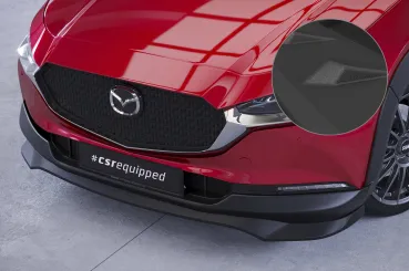 CSR Frontspoiler | Cup-Spoilerlippe mit ABE für Mazda CX-30 CSL742-S schwarz matt strukturiert (keine Lackierung erforderlich)