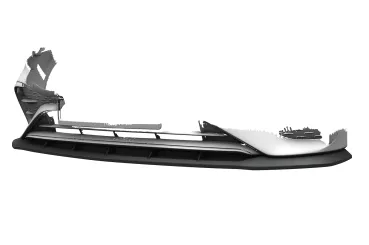 CSR Frontspoiler | Cup-Spoilerlippe mit ABE für Mercedes-Benz A-Klasse W177 AMG / AMG-Line CSL024-G Glossy schwarz Hochglanz (keine Lackierung erforderlich)