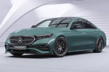 CSR Frontspoiler | Cup-Spoilerlippe mit ABE für Mercedes Benz E-Klasse W214 / S214 CSL888-L schwarz matt (Lackierung erforderlich)