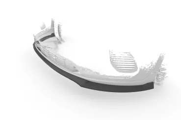 CSR Frontspoiler | Cup-Spoilerlippe mit ABE für Mercedes-Benz EQA (H243) CSL686-S Strukturiert schwarz matt (keine Lackierung erforderlich)