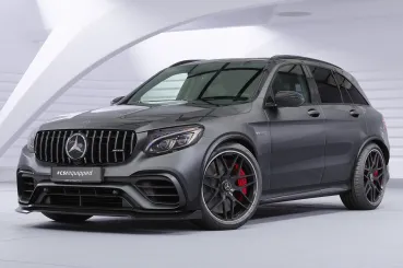 CSR Frontspoiler | Cup-Spoilerlippe mit ABE für Mercedes Benz GLC X253 / C253 CSL896-G Glossy schwarz Hochglanz (keine Lackierung erforderlich)