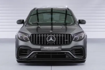 CSR Frontspoiler | Cup-Spoilerlippe mit ABE für Mercedes Benz GLC X253 / C253 CSL896-G Glossy schwarz Hochglanz (keine Lackierung erforderlich)