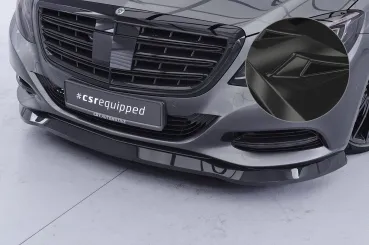 CSR Frontspoiler | Cup-Spoilerlippe mit ABE für Mercedes-Benz S-Klasse W222/V222 CSL318-G Glossy schwarz Hochglanz (keine Lackierung erforderlich)