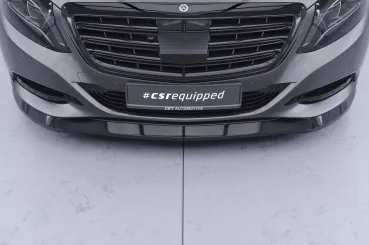 CSR Frontspoiler | Cup-Spoilerlippe mit ABE für Mercedes-Benz S-Klasse W222/V222 CSL318-L Lackierung erforderlich (unlackiert)