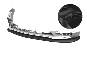 CSR Frontspoiler | Cup-Spoilerlippe mit ABE für Mercedes-Benz S-Klasse W223/V223 AMG-Line CSL032-G Glossy schwarz Hochglanz (keine Lackierung erforderlich)