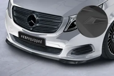 CSR Frontspoiler | Cup-Spoilerlippe mit ABE für Mercedes-Benz V-Klasse 447 CSL538-L schwarz matt (Lackierung erforderlich)