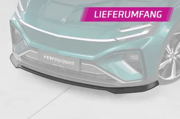 CSR Frontspoiler | Cup-Spoilerlippe mit ABE für MG Marvel R CSL955-S Strukturiert schwarz matt (keine Lackierung erforderlich)