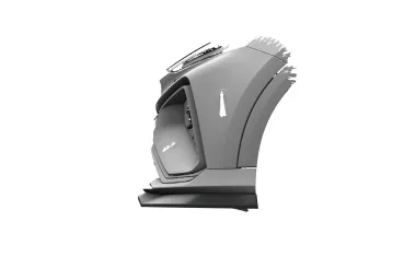 CSR Frontspoiler | Cup-Spoilerlippe mit ABE für MG Marvel R CSL955-C Carbon Look Hochglanz (keine Lackierung erforderlich)