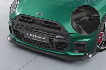 CSR Frontspoiler | Cup-Spoilerlippe mit ABE für Mini Cooper S F66 JCW CSL936-G Glossy schwarz Hochglanz (keine Lackierung erforderlich)