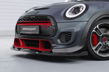 CSR Frontspoiler | Cup-Spoilerlippe mit ABE für Mini F56 JCW GP CSL774-C Carbon Look Hochglanz (keine Lackierung erforderlich)