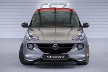 CSR Frontspoiler | Cup-Spoilerlippe mit ABE für Opel Adam S CSL591-C Carbon Look Hochglanz (keine Lackierung erforderlich)