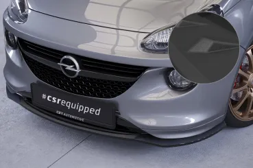 CSR Frontspoiler | Cup-Spoilerlippe mit ABE für Opel Adam S CSL591-S Strukturiert schwarz matt (keine Lackierung erforderlich)