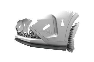 CSR Frontspoiler | Cup-Spoilerlippe mit ABE für Opel Frontera CSL025-C Carbon Look Hochglanz (keine Lackierung erforderlich)