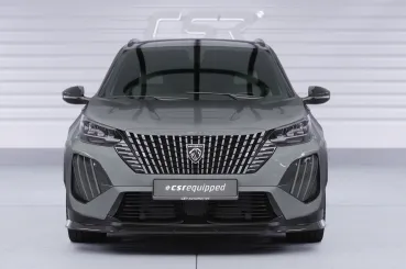 CSR Frontspoiler | Cup-Spoilerlippe mit ABE für Peugeot 2008 II CSL899-L schwarz matt (Lackierung erforderlich)