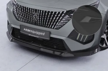 CSR Frontspoiler | Cup-Spoilerlippe mit ABE für Peugeot 2008 II CSL899-S schwarz matt strukturiert (keine Lackierung erforderlich)