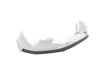 CSR Frontspoiler | Cup-Spoilerlippe mit ABE für Peugeot 3008 (2. Gen) CSL688-G Glossy schwarz Hochglanz (keine Lackierung erforderlich)
