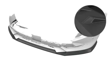 CSR Frontspoiler | Cup-Spoilerlippe mit ABE für Peugeot 508 CSL975-L schwarz matt (Lackierung erforderlich)