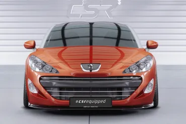 CSR Frontspoiler | Cup-Spoilerlippe mit ABE für Peugeot RCZ CSL761-M Carbon Look matt strukturiert (keine Lackierung erforderlich)