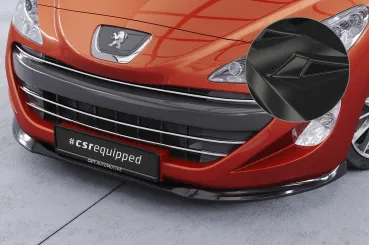CSR Frontspoiler | Cup-Spoilerlippe mit ABE für Peugeot RCZ CSL761-G Glossy schwarz glänzend (keine Lackierung erforderlich)