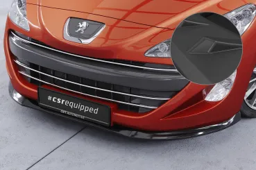 CSR Frontspoiler | Cup-Spoilerlippe mit ABE für Peugeot RCZ CSL761-L Lackierung erforderlich (schwarz matt)
