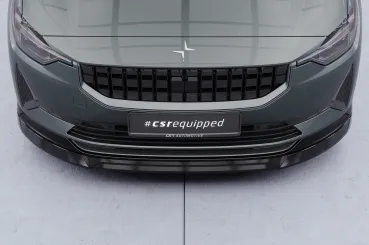CSR Frontspoiler | Cup-Spoilerlippe mit ABE für Polestar 2 CSL822-S schwarz matt strukturiert (keine Lackierung erforderlich)