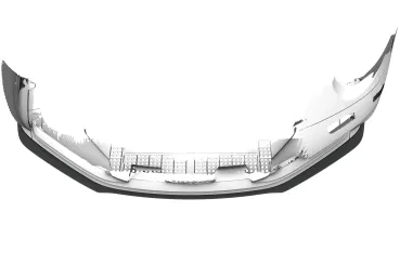 CSR Frontspoiler | Cup-Spoilerlippe mit ABE für Porsche 911/992 Cabrio / Targa CSL988-C Carbon Look Hochglanz (keine Lackierung erforderlich)