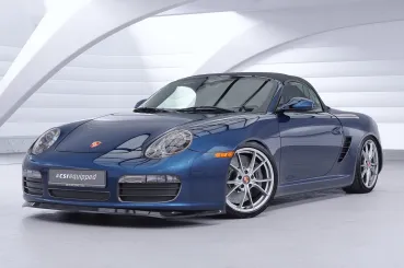 CSR Frontspoiler | Cup-Spoilerlippe mit ABE für Porsche 987 Boxster CSL597-G Glossy schwarz Hochglanz (keine Lackierung erforderlich)