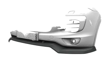 CSR Frontspoiler | Cup-Spoilerlippe mit ABE für Porsche Cayenne (Typ 92A) CSL966-L Lackierung erforderlich (unlackiert)