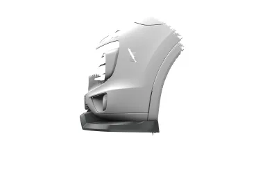 CSR Frontspoiler | Cup-Spoilerlippe mit ABE für Porsche Cayenne (Typ 92A) CSL966-G Glossy schwarz Hochglanz (keine Lackierung erforderlich)