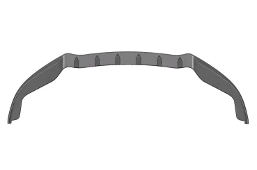 CSR Frontspoiler | Cup-Spoilerlippe mit ABE für Porsche Panamera 1 GTS/Turbo CSL371-C Carbon Look Hochglanz (keine Lackierung erforderlich)